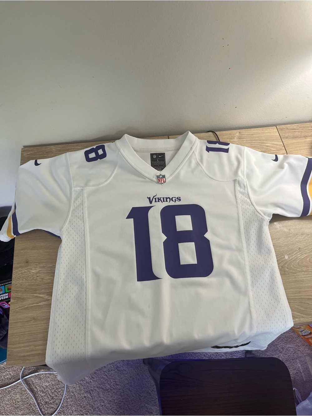 Justin Jefferson away jersey